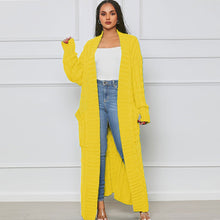 Load image into Gallery viewer, Elegant Knitted Long Twist Sweater Cardigan
