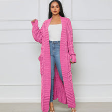Load image into Gallery viewer, Elegant Knitted Long Twist Sweater Cardigan
