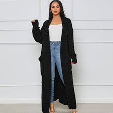 Load image into Gallery viewer, Elegant Knitted Long Twist Sweater Cardigan

