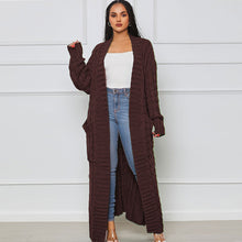 Load image into Gallery viewer, Elegant Knitted Long Twist Sweater Cardigan
